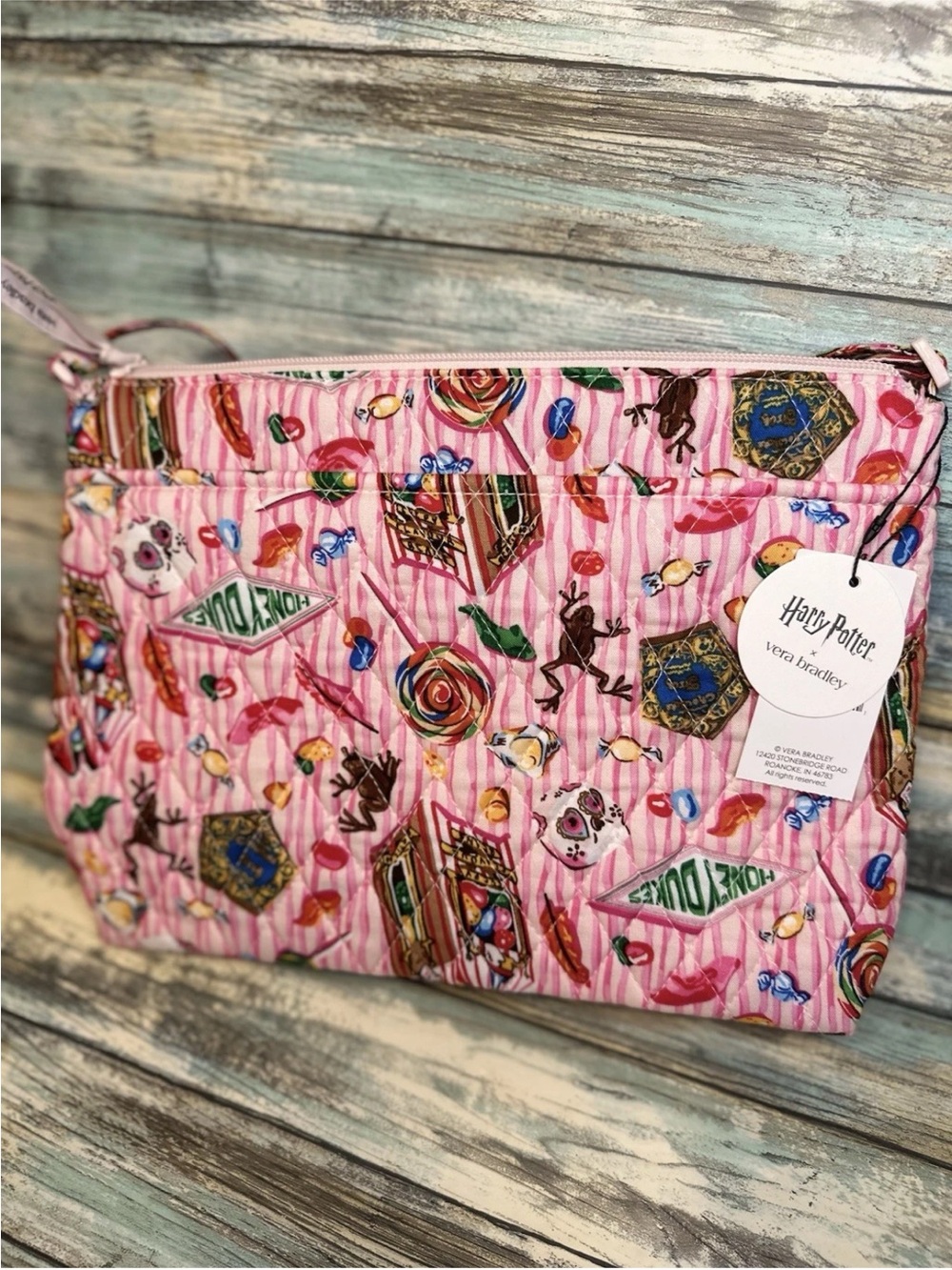 NWT Vera Bradley Harry Potter Honeydukes Large Crossbody Bag Cotton